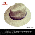 cheap straw sun fedora hats for lady/man